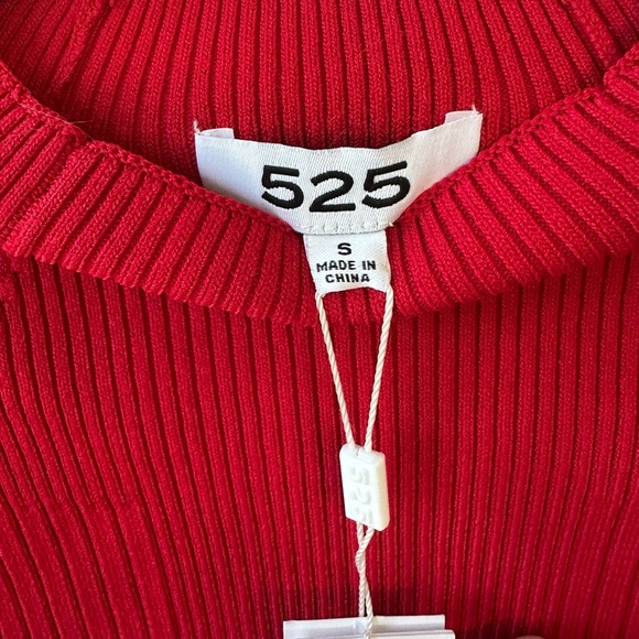 525 Ruby red bodycon dress Born in Bklyn ruby red dress size small - Picture 4 of 6